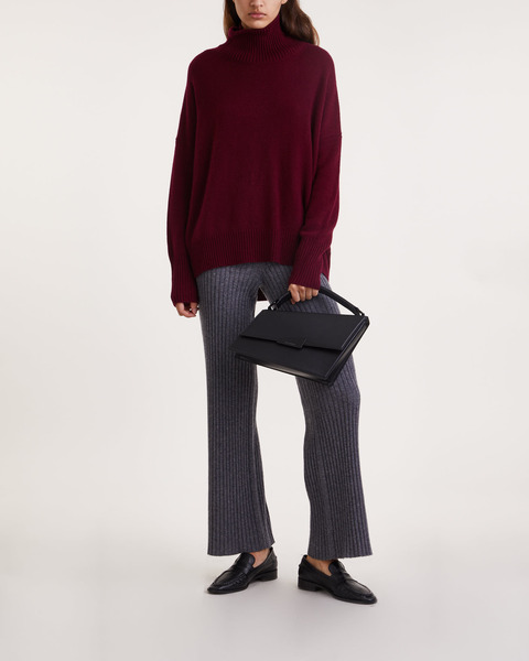 Tröja Heidi Cashmere Vinröd 2