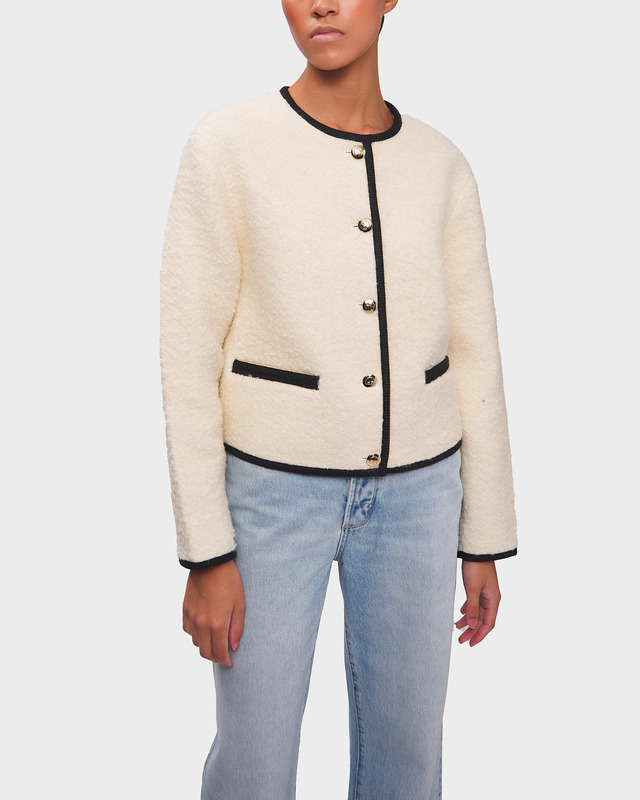Anine Bing Jacket Logan Ivory M