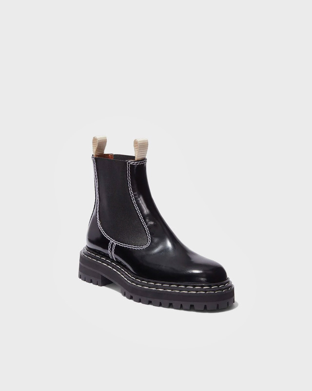 Proenza Schouler Boots Lug Sole Chelsea Black EUR 38