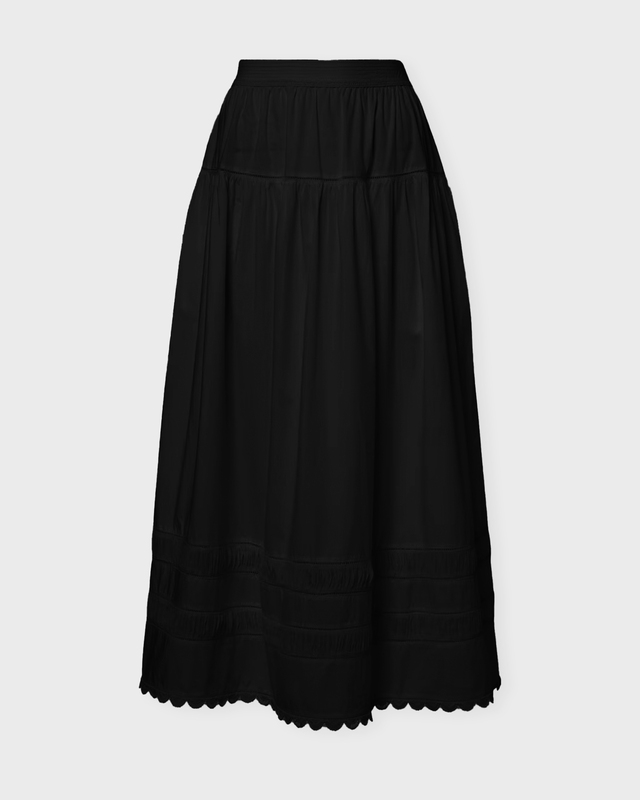 Ulla Johnson Skirt Harlow  Black US 8 (EUR 40)