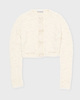 Acne Studios Kofta Open Stitch Bow  Vit S