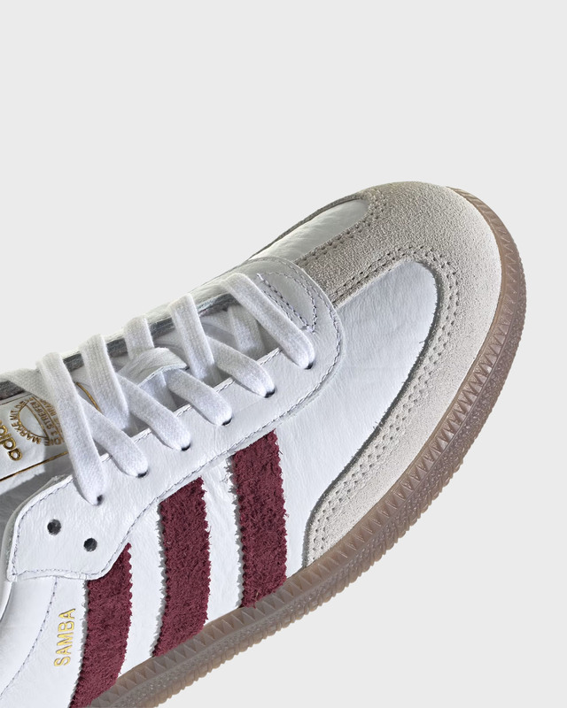 Adidas Sneakers Samba OG W White/Burgundy UK 7 (EUR 40 2/3)