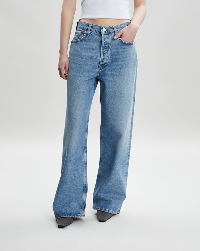 AGOLDE Jeans Low Slung Baggy In Libertine Light blue 25