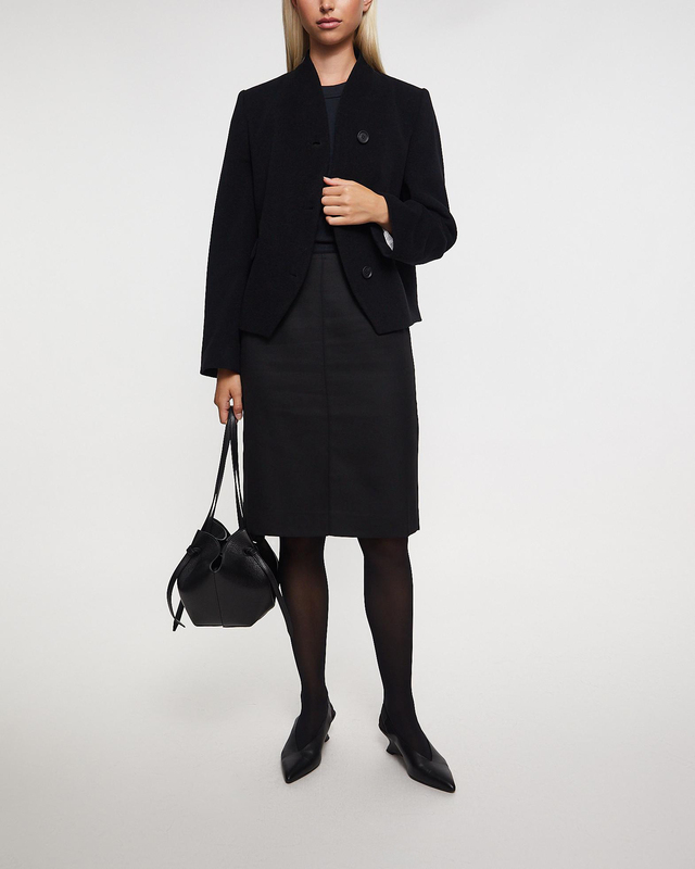 Dagmar Skirt Pencil Midi  Black 38