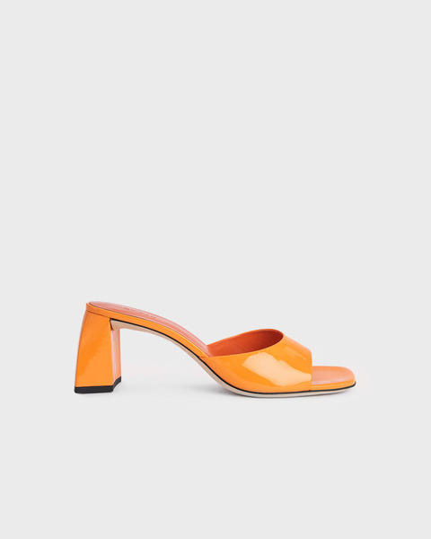Mules Romy Orange Patent Leather Orange 1