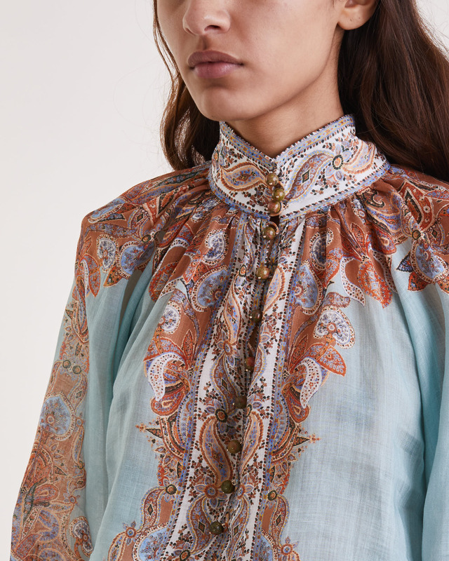 Zimmermann Blus Billow Mint 2 (M-L)