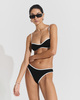 Seaquelle  Bikini top Ribbed Black L
